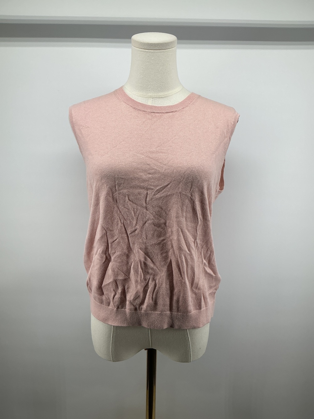 Lightweight Cotton Cashmere Sweater Tank